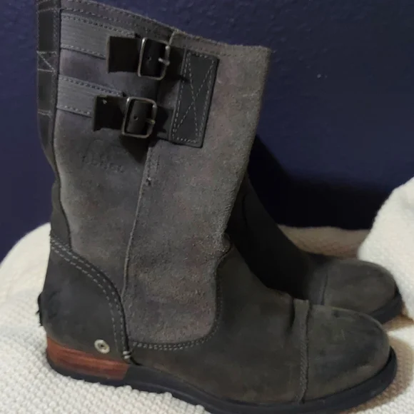 Sorel Women's Major Pull On Boots in Gray - Picture 3 of 7